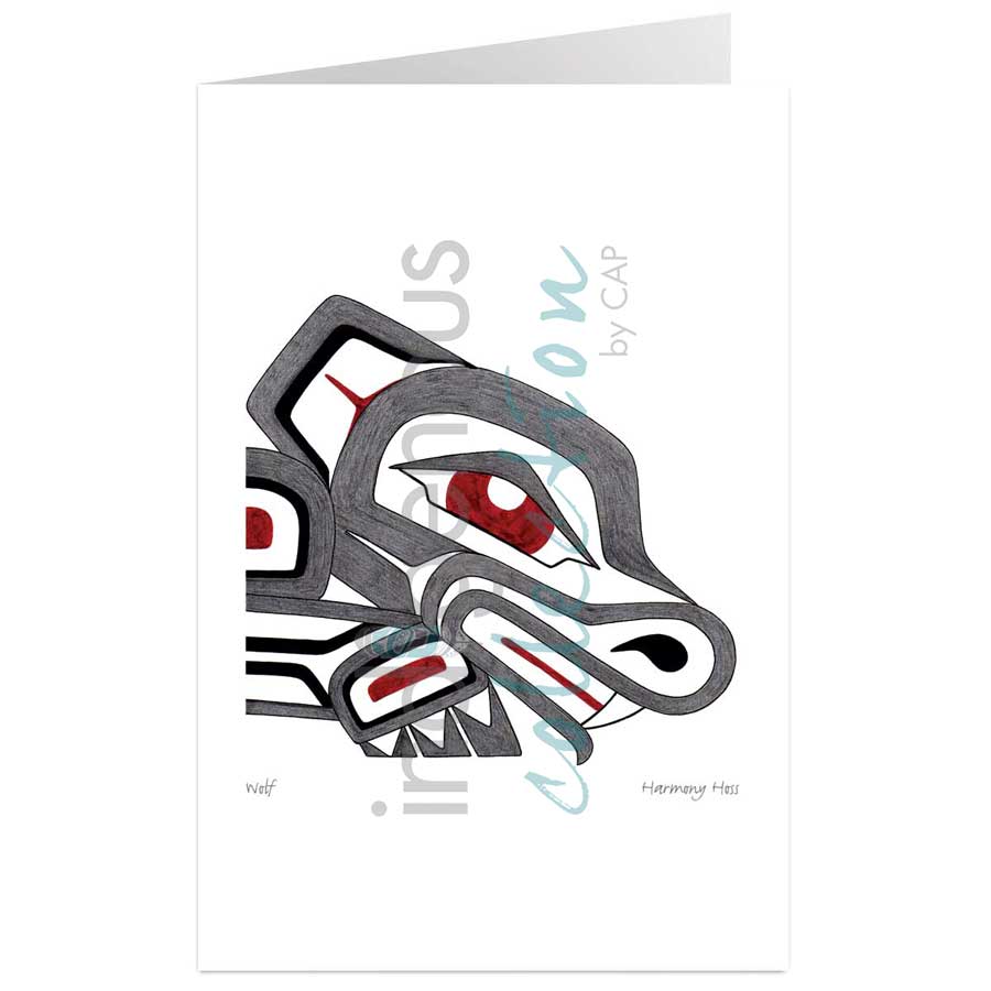 Wolf by artist Harmony Hoss