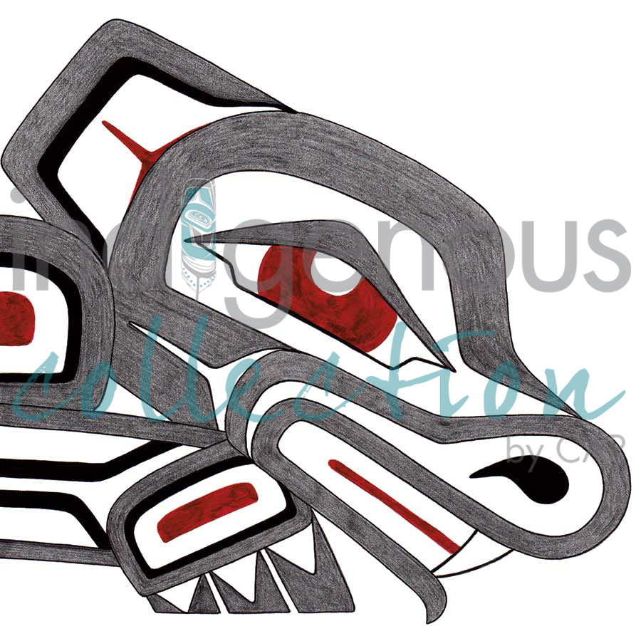 Wolf by artist Harmony Hoss