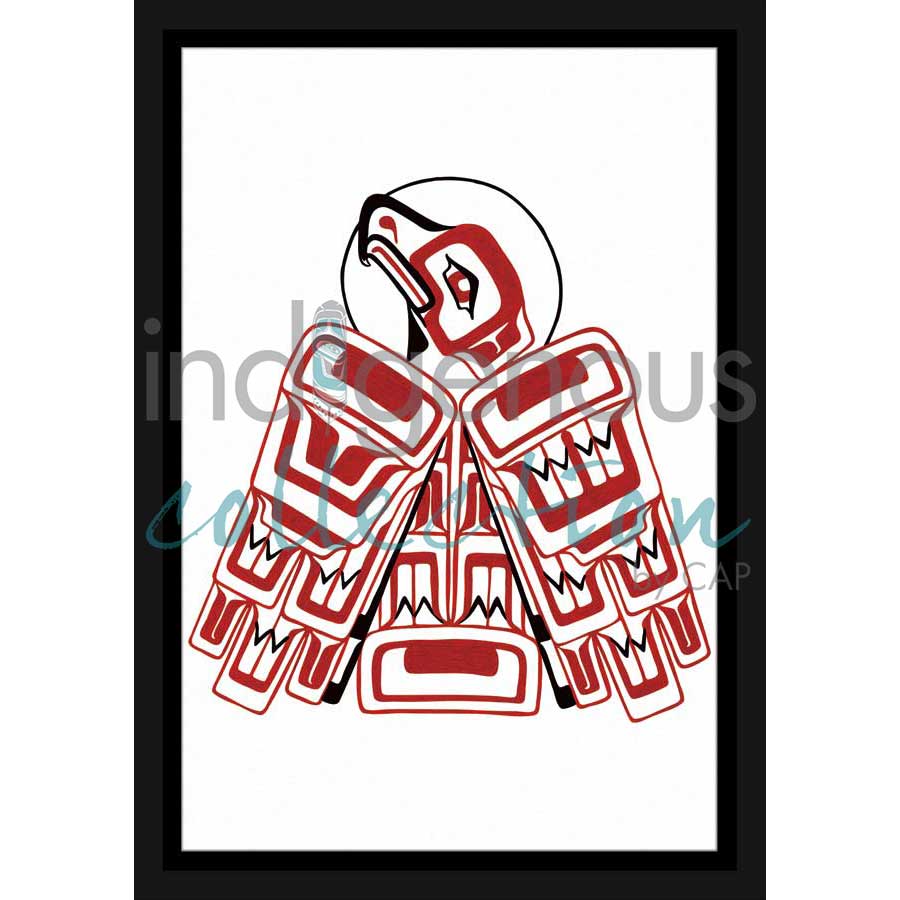 Red Eagle by artist Harmony Hoss - Tlingit. Indigenous Collection