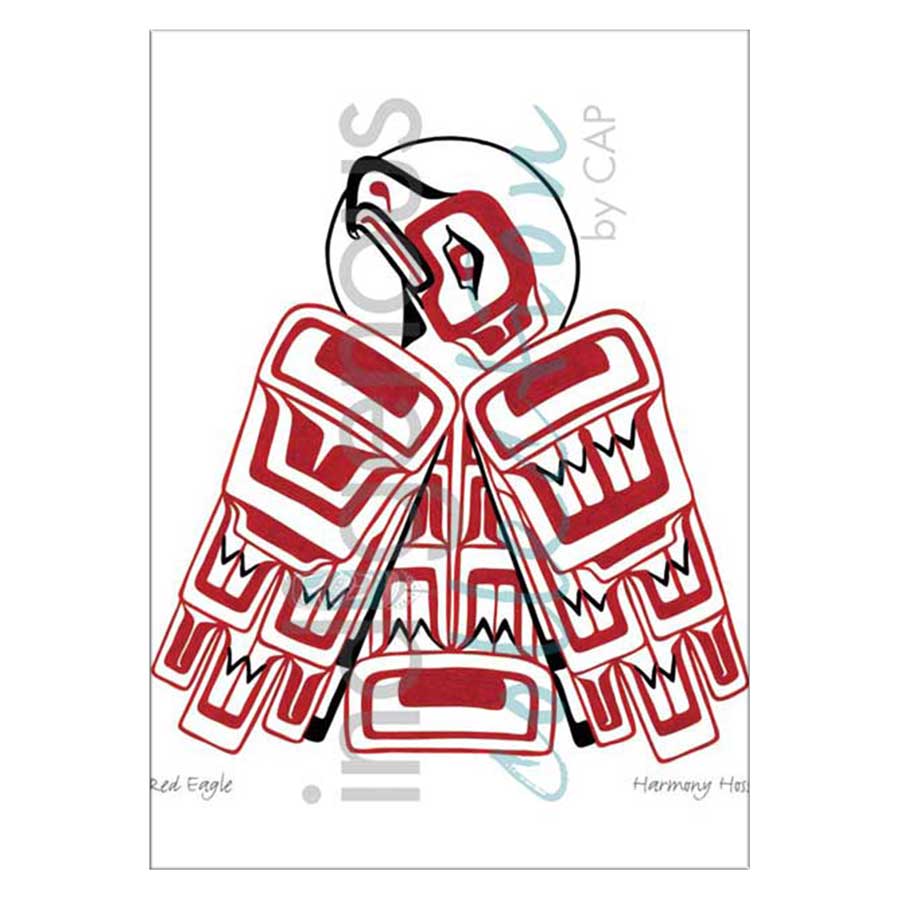 Red Eagle Canvas Prints