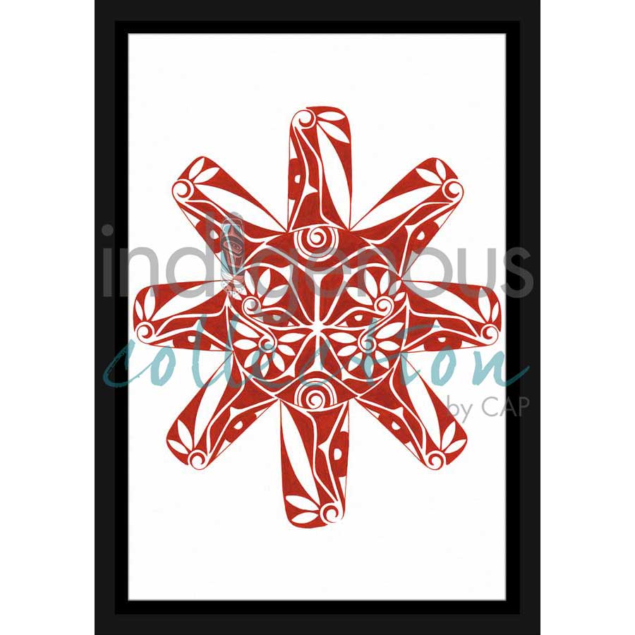 Red Sun by artist Harmony Hoss - Tlingit. Indigenous Collection