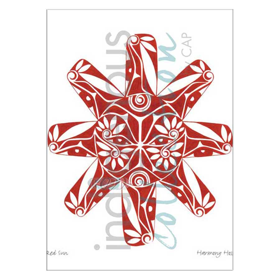 Red Sun Canvas Prints