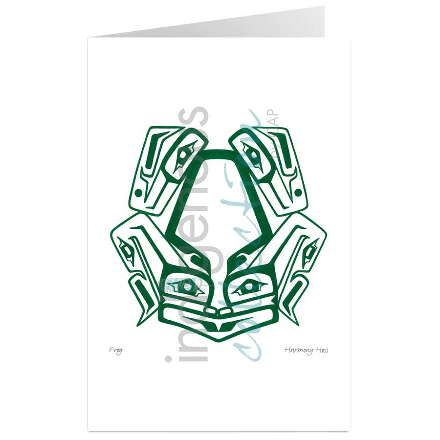 Frog by artist Harmony Hoss