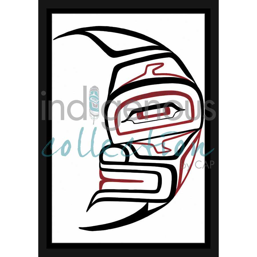 Moon by artist Harmony Hoss - Tlingit. Indigenous Collection