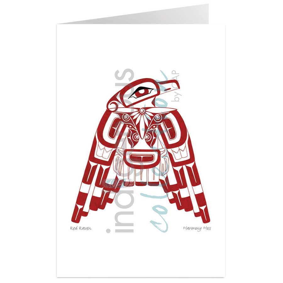 Red Raven by artist Harmony Hoss