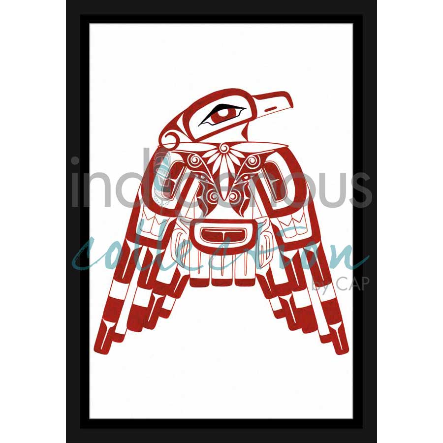 Red Raven by artist Harmony Hoss - Tlingit. Indigenous Collection