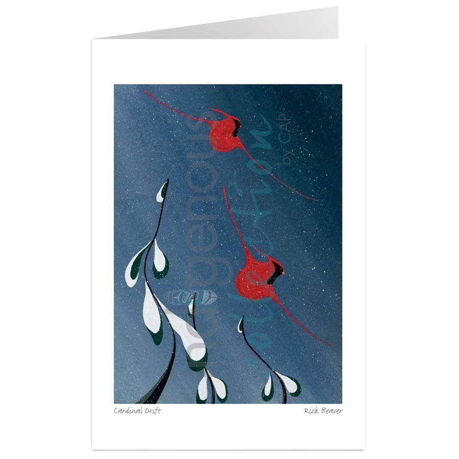 Cardinal Drift by artist Rick Beaver