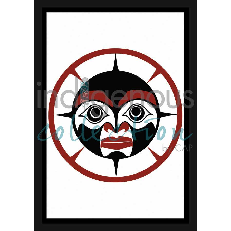 Haida Moon by artist Clarence Mills - Haida. Indigenous Collection