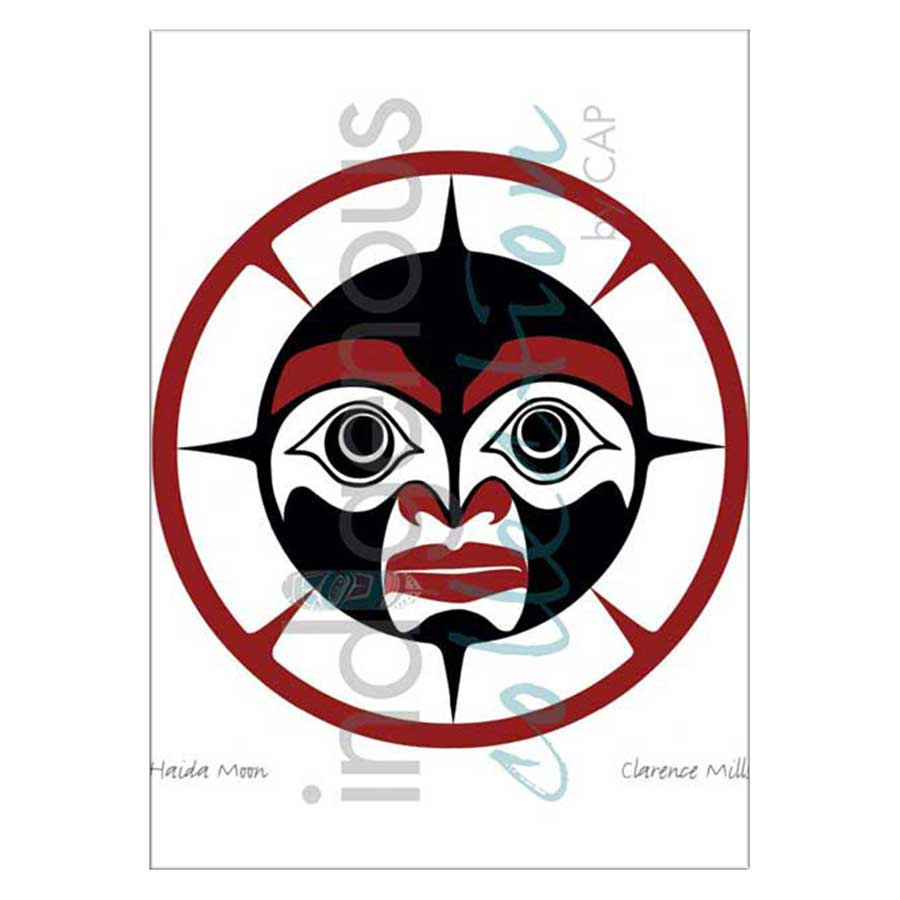 Haida Moon Canvas Prints