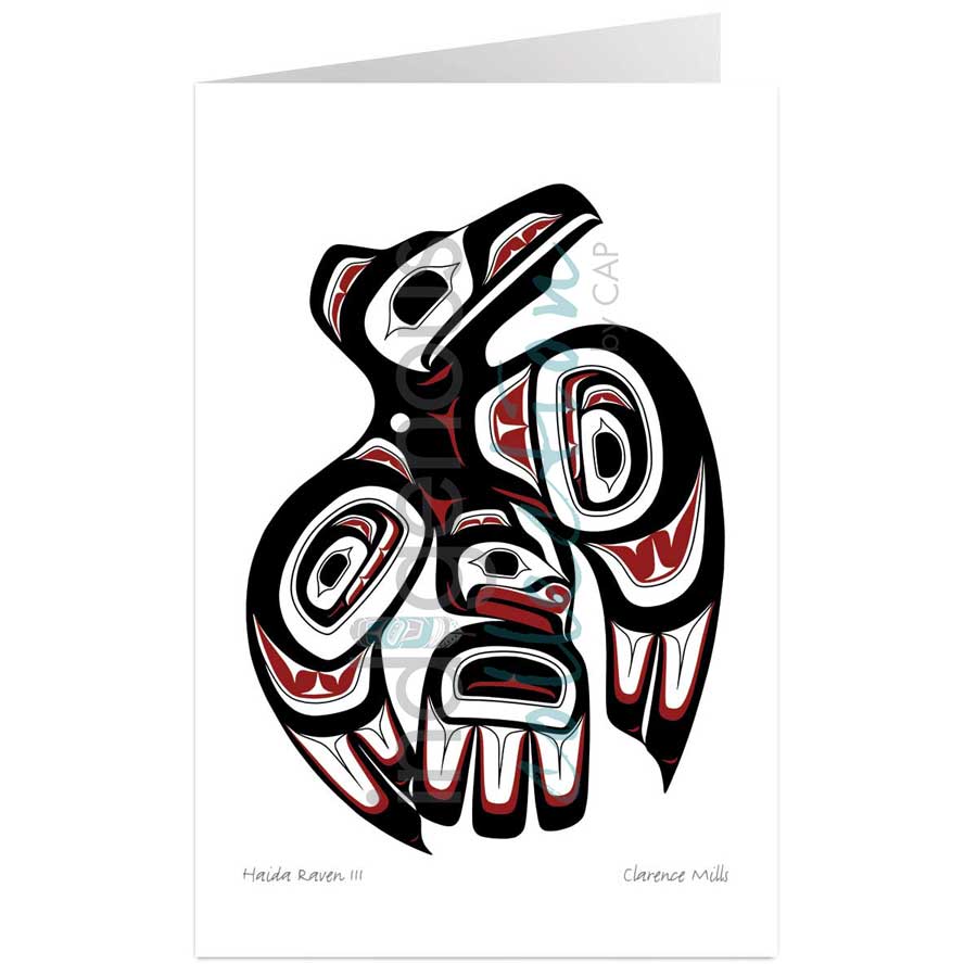 Haida Raven III by artist Clarence Mills