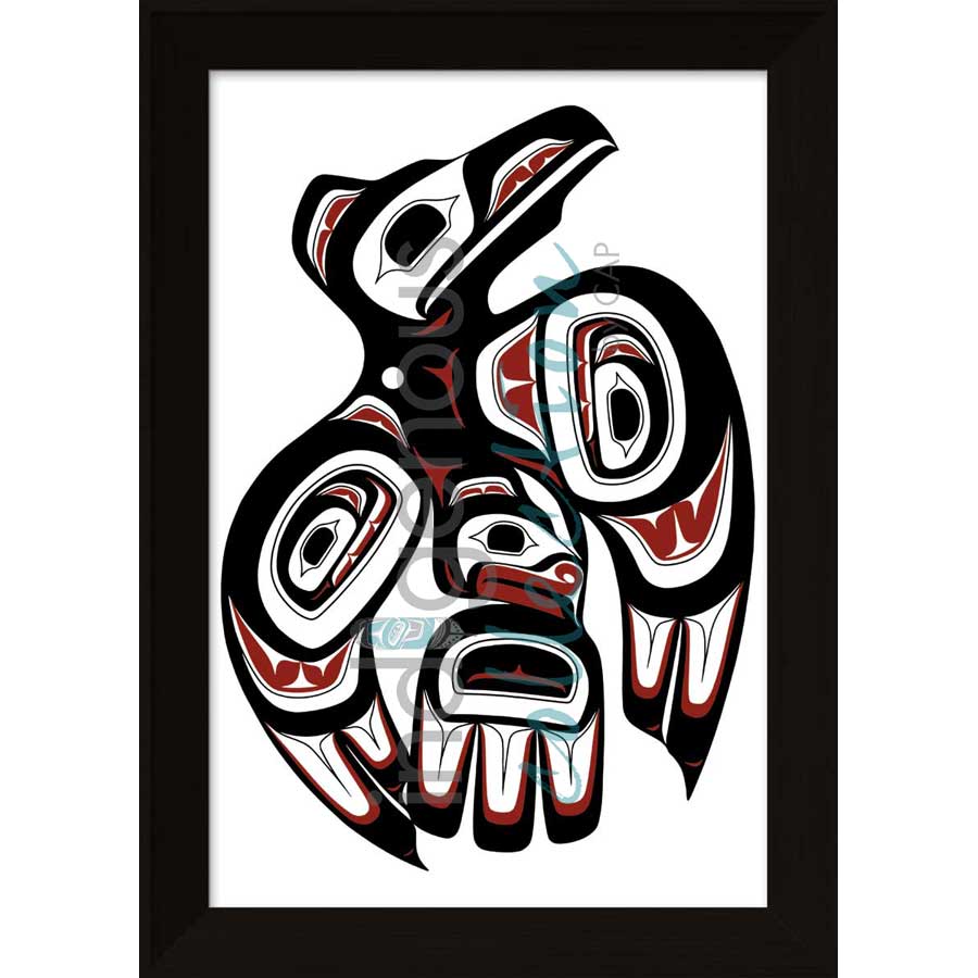 Haida Raven III by artist Clarence Mills - Haida. Indigenous Collection