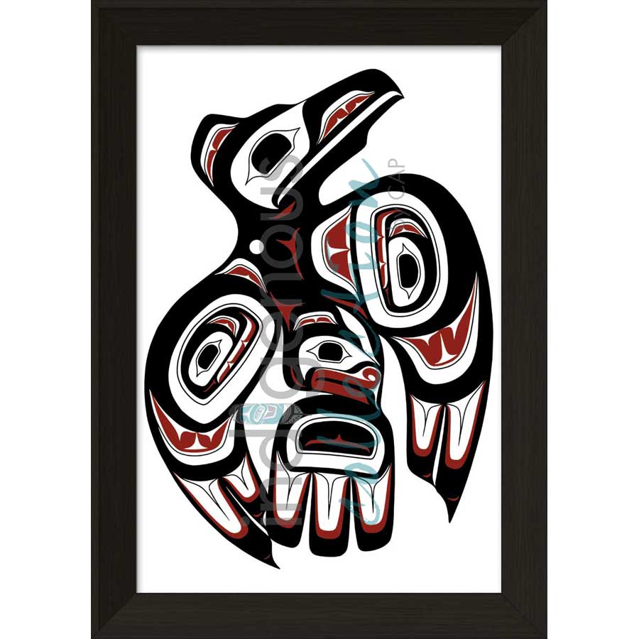 Haida Raven III by artist Clarence Mills - Haida. Indigenous Collection