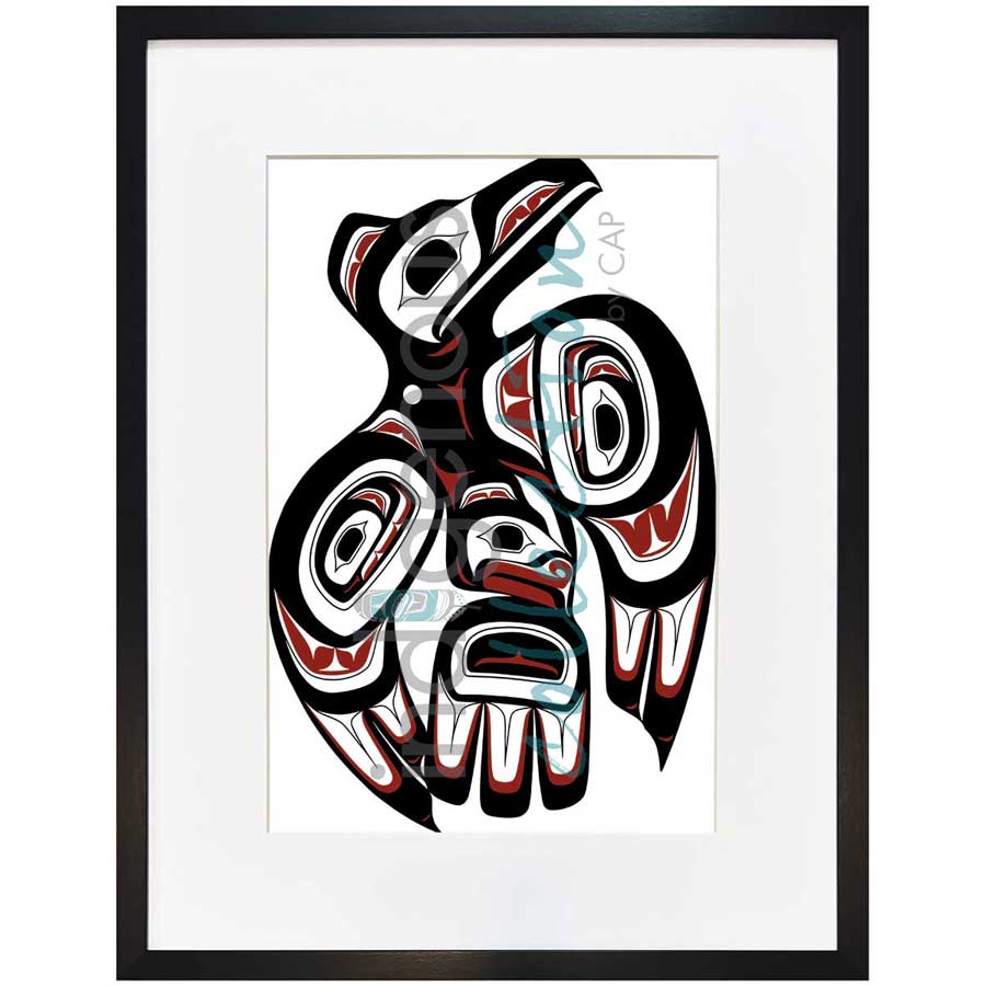 Haida Raven III by artist Clarence Mills - Haida. Indigenous Collection