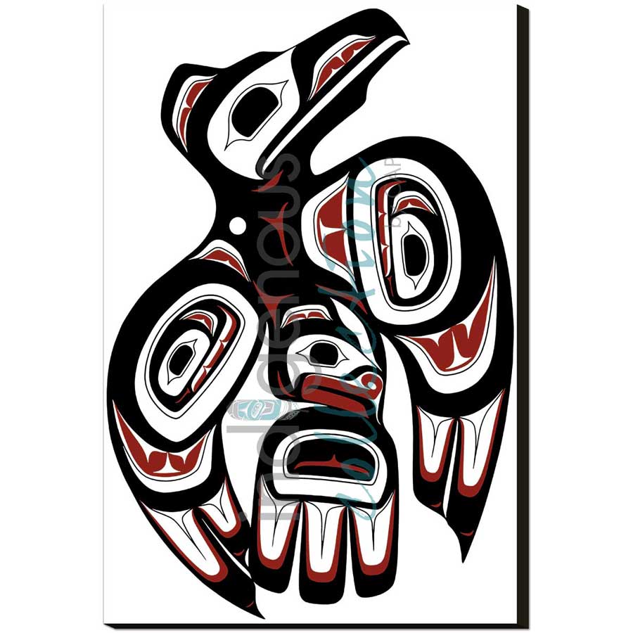 Haida Raven III by artist Clarence Mills - Haida. Indigenous Collection