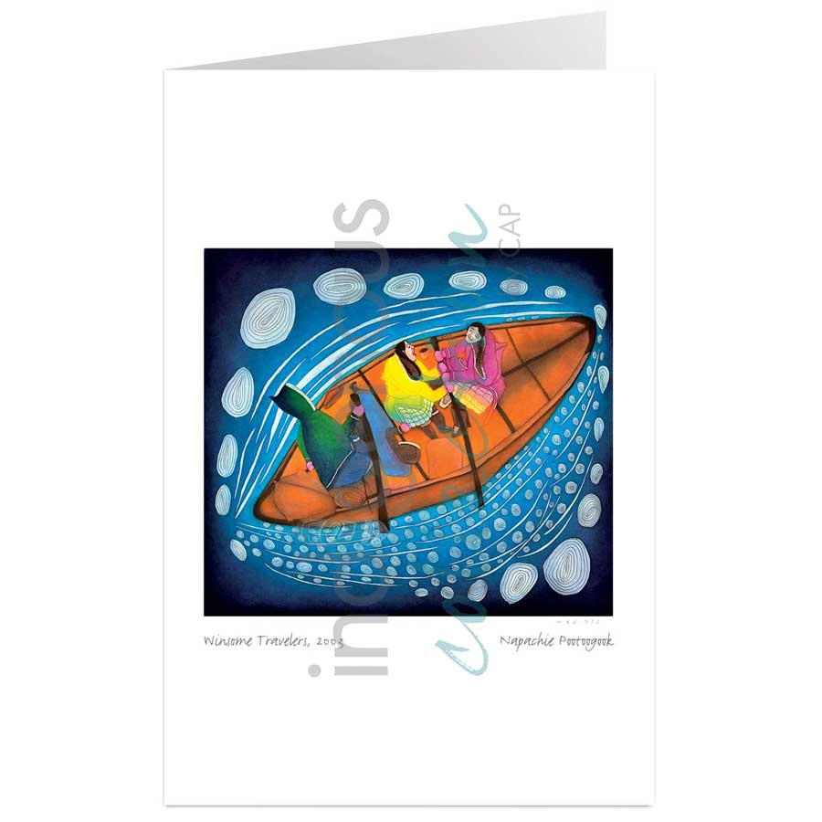 Winsome Travelers by artist Napachie Pootoogook