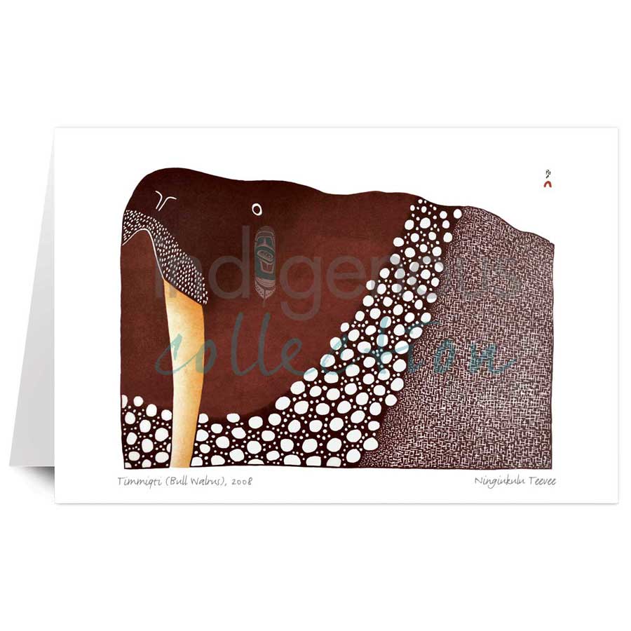 Timmiqti (Bull Walrus) by artist Ningiukulu Teevee