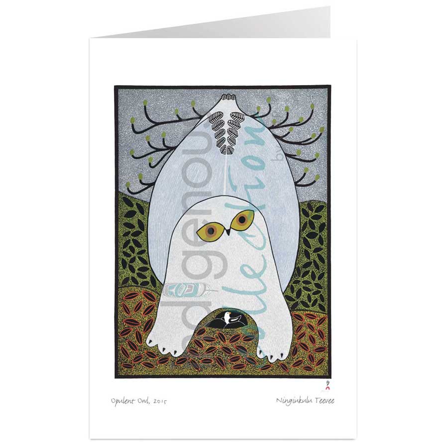 Opulent Owl by artist Ningiukulu Teevee