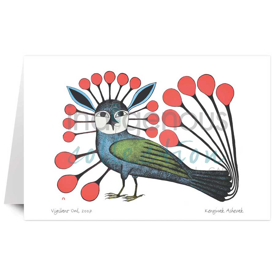 Vigilant Owl by artist Kenojuak Ashevak