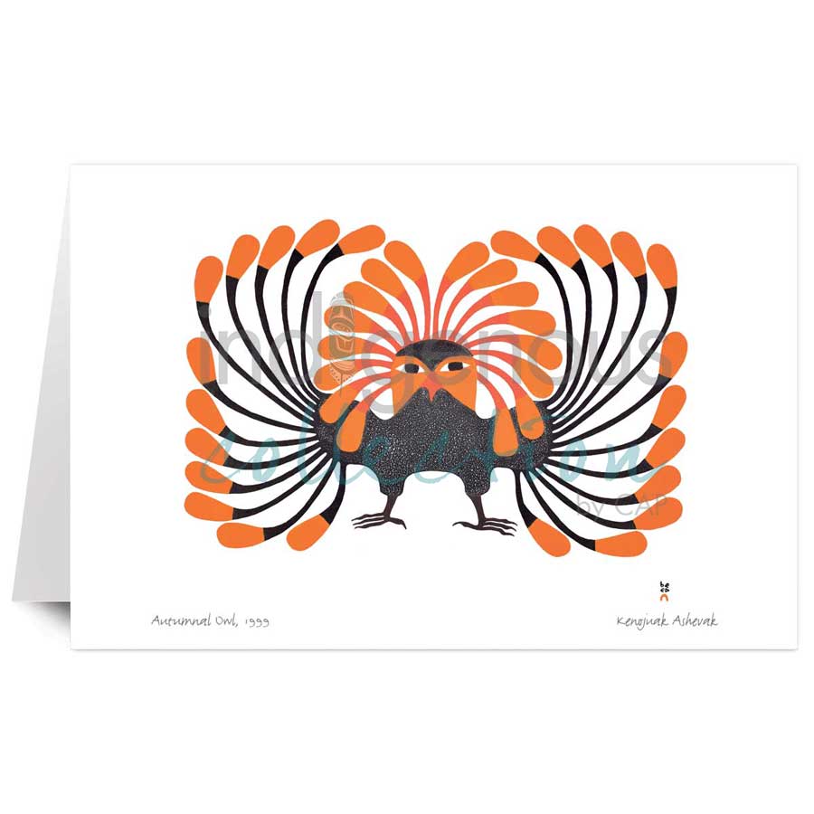 Autumnal Owl by artist Kenojuak Ashevak