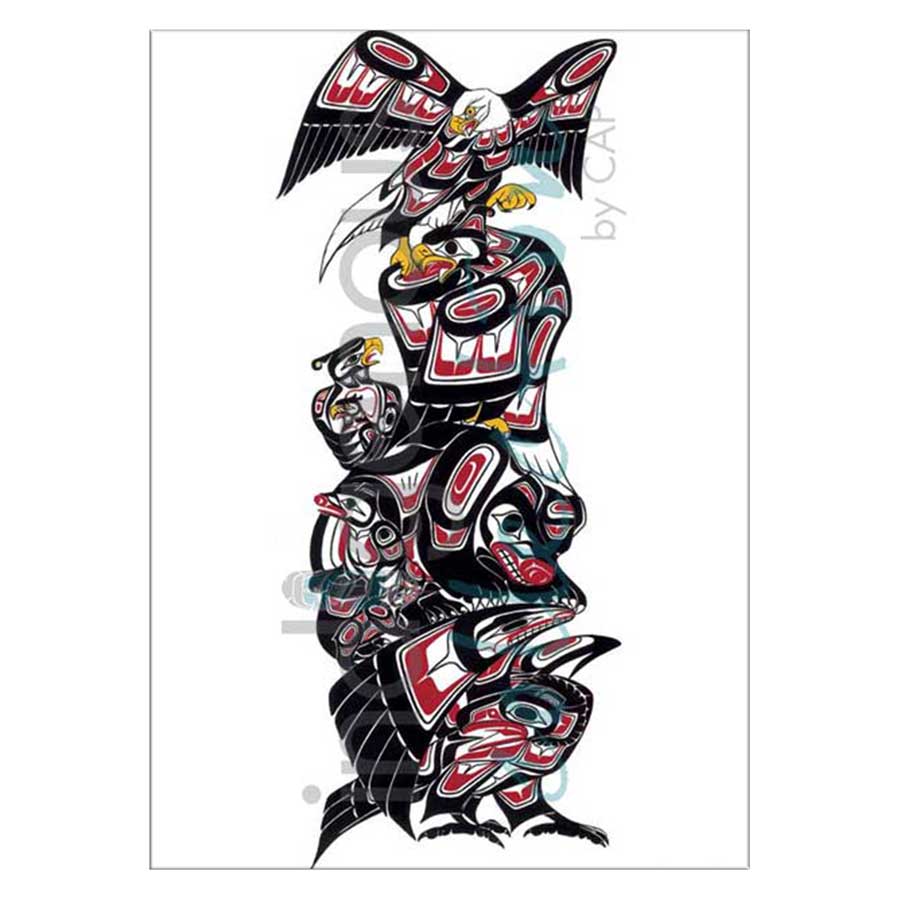 Family Totem Canvas Prints