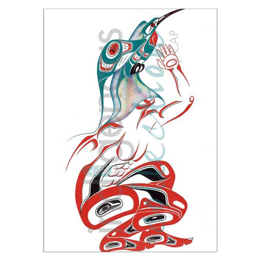 Transformation to Hummingbird Canvas Prints