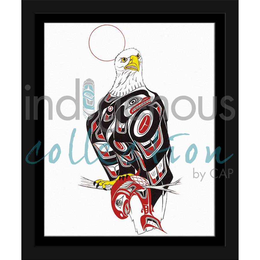 Catch of the Day by artist Richard Shorty - Northern Tutchone. Indigenous Collection