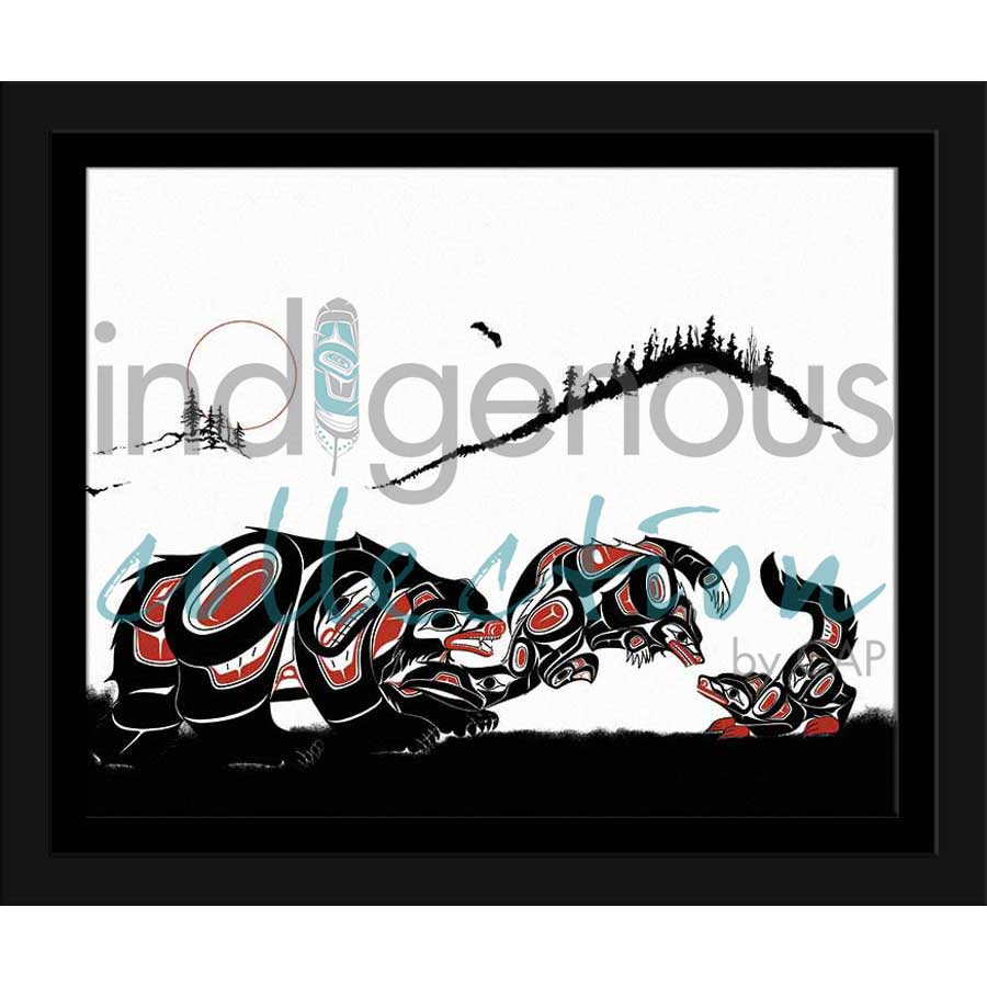 Child's Play by artist Richard Shorty - Northern Tutchone. Indigenous Collection