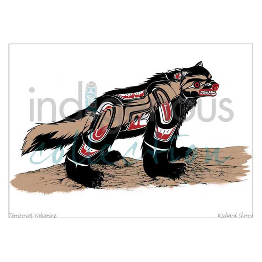 Territorial Wolverine Canvas Prints