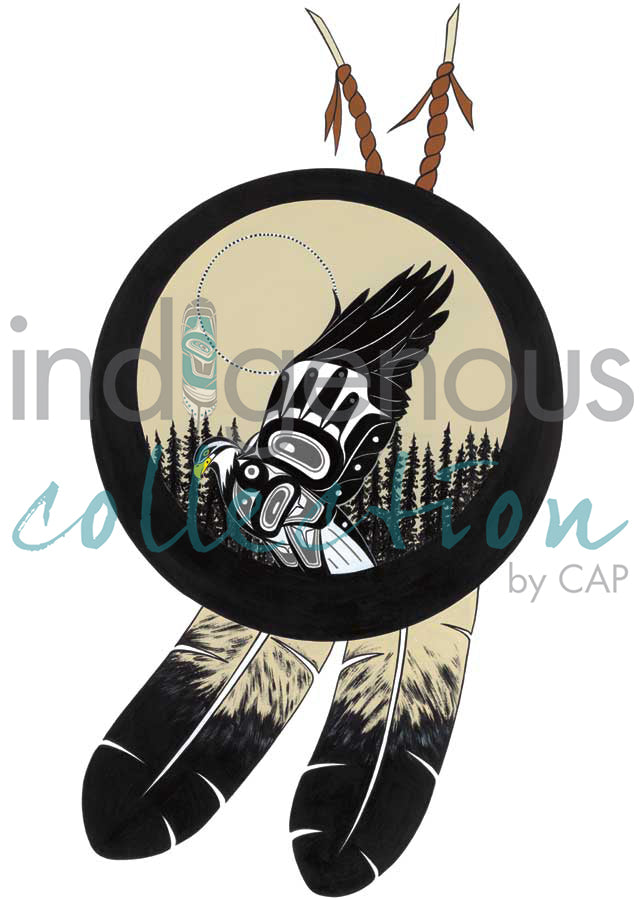 Eagle Feathers by artist Terrence Shorty