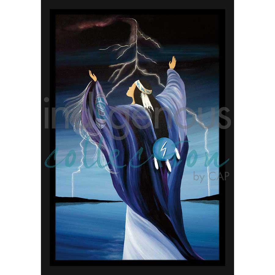 Bravery by artist Betty Albert - Cree. Indigenous Collection