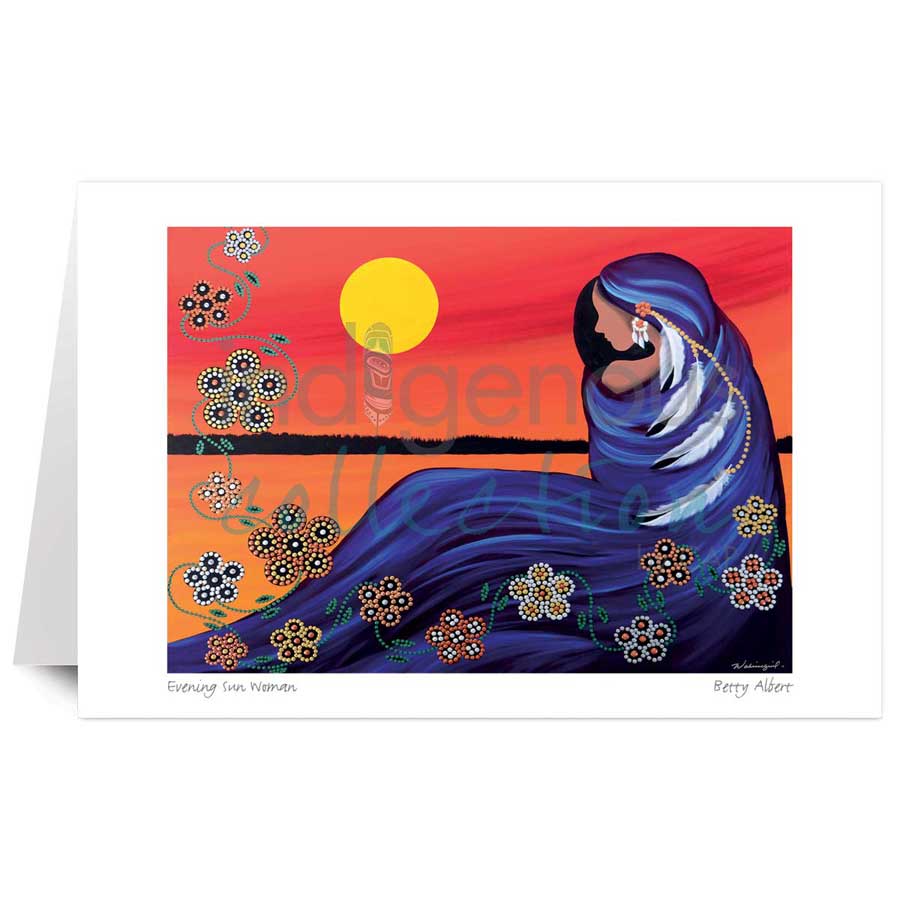 Evening Sun Woman by artist Betty Albert