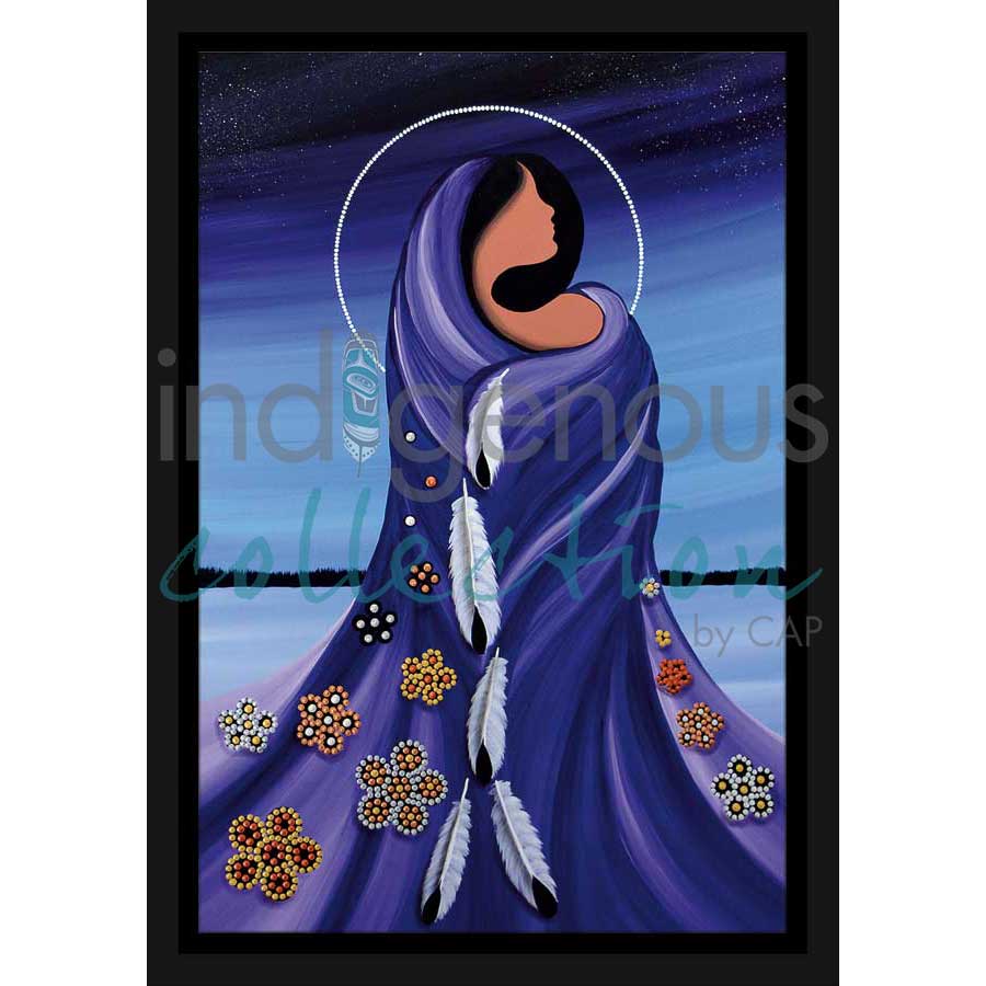 Morning Star Woman by artist Betty Albert - Cree. Indigenous Collection