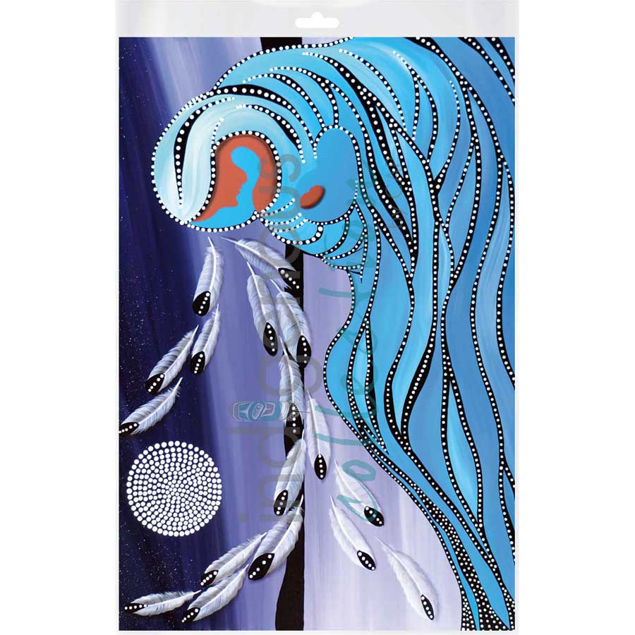 Mother & Moon by artist Betty Albert - Cree. Indigenous Collection