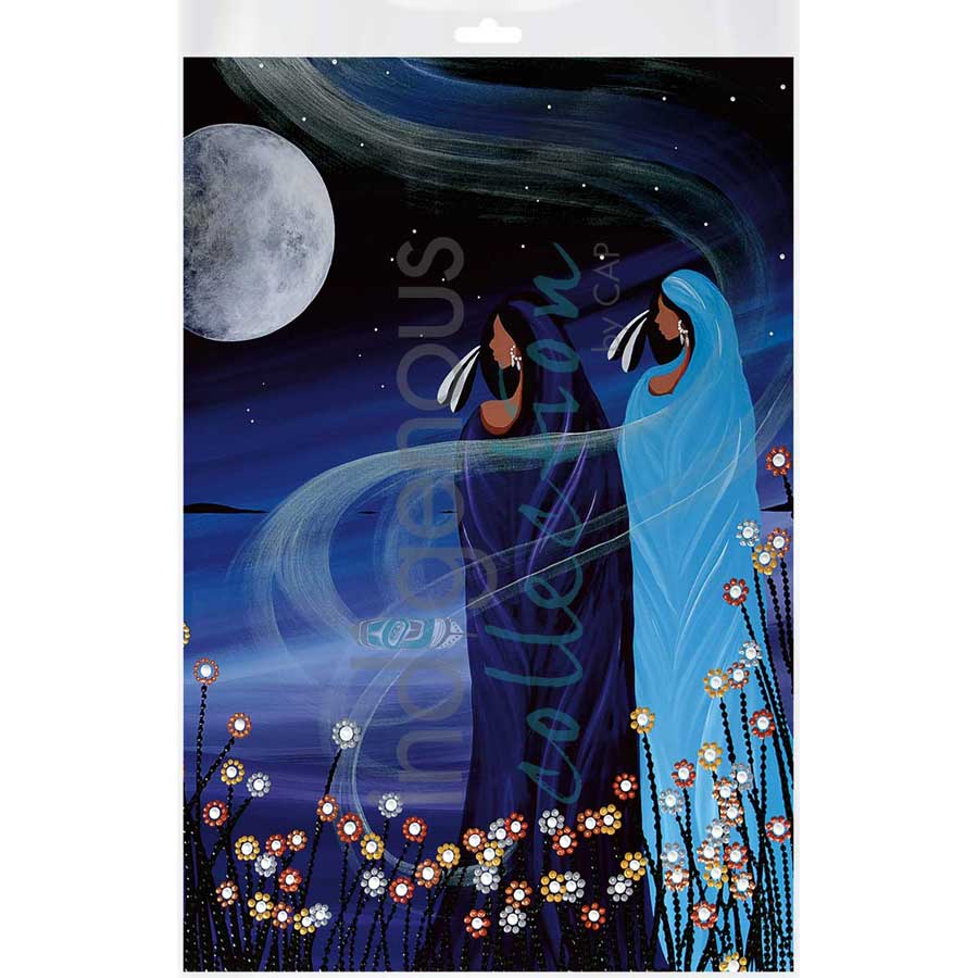 Northern Lights I by artist Betty Albert - Cree. Indigenous Collection