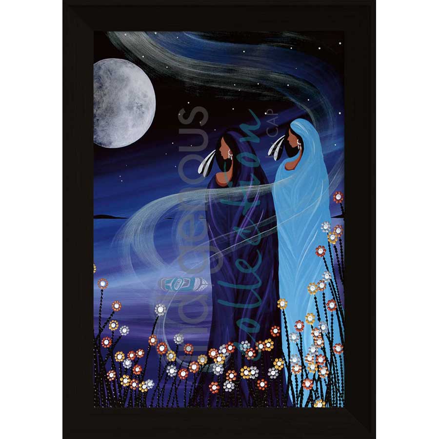 Northern Lights I by artist Betty Albert - Cree. Indigenous Collection