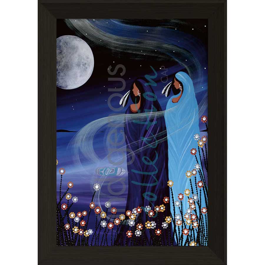 Northern Lights I by artist Betty Albert - Cree. Indigenous Collection