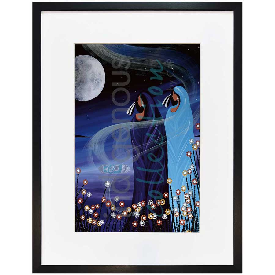 Northern Lights I by artist Betty Albert - Cree. Indigenous Collection