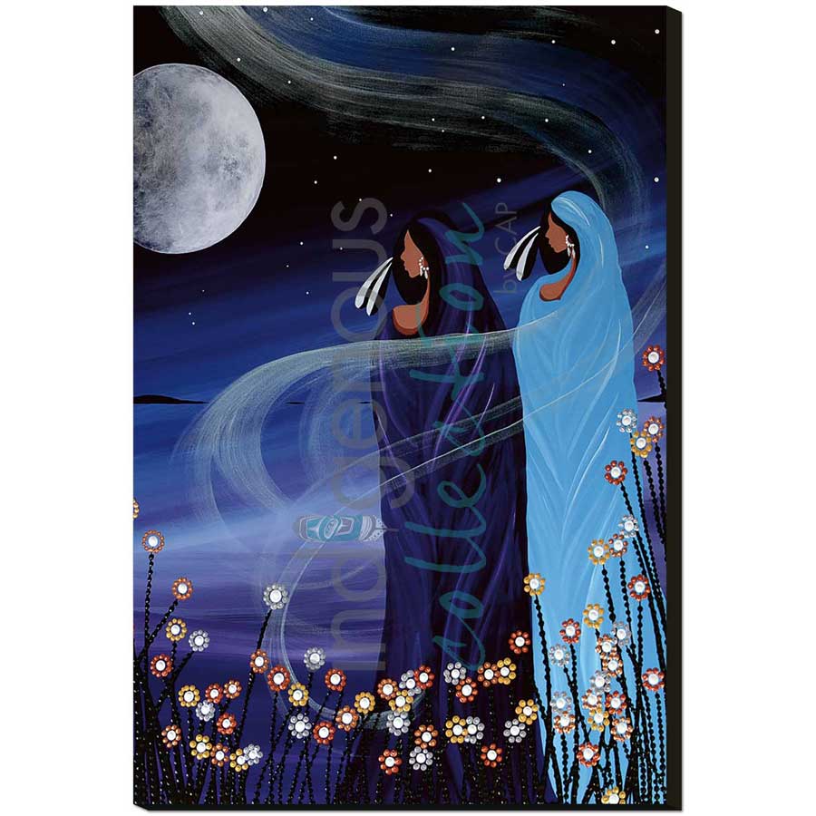 Northern Lights I by artist Betty Albert - Cree. Indigenous Collection