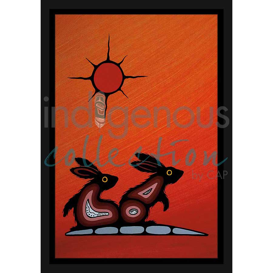 Excitement by artist Kurt Flett - Oji-Cree. Indigenous Collection