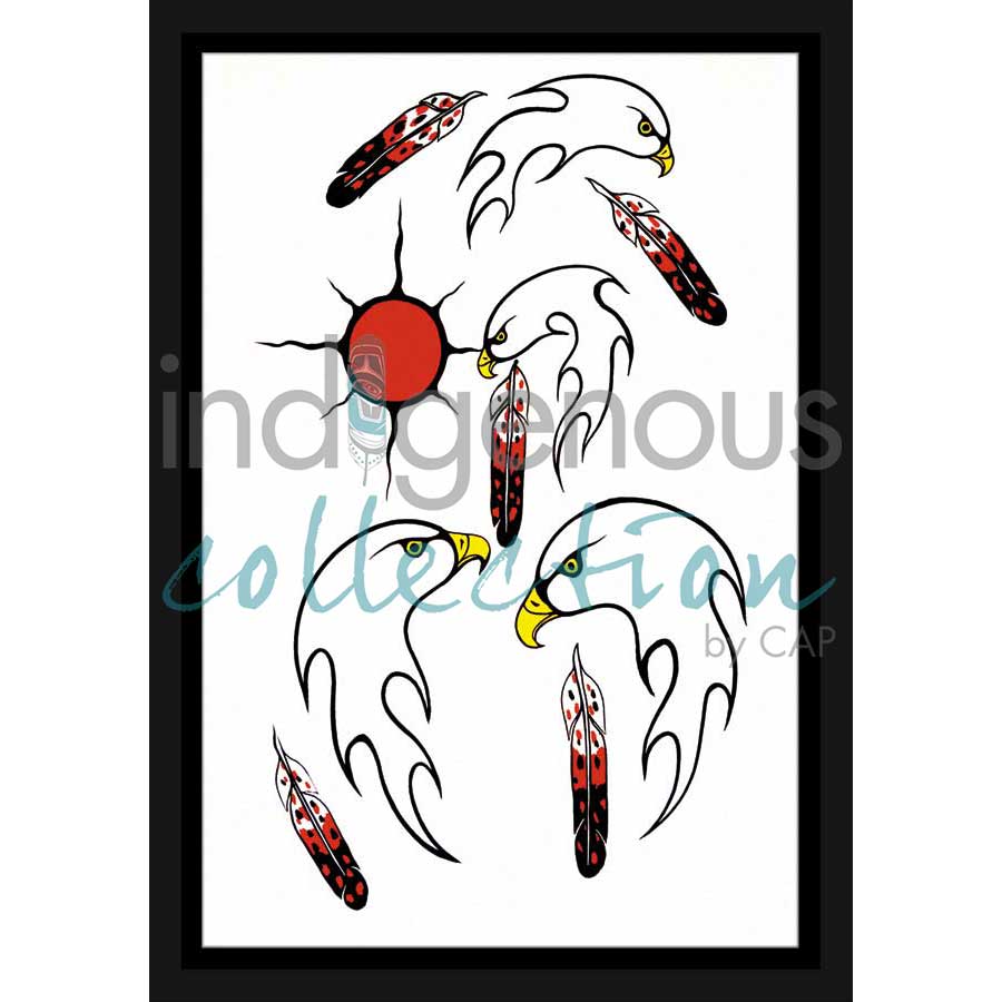 Together by artist Kurt Flett - Oji-Cree. Indigenous Collection