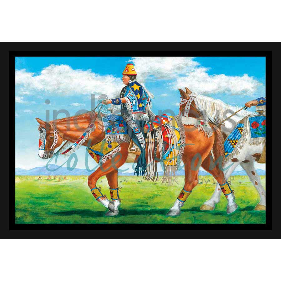 On a Clear Day by artist John Balloue - Cherokee. Indigenous Collection