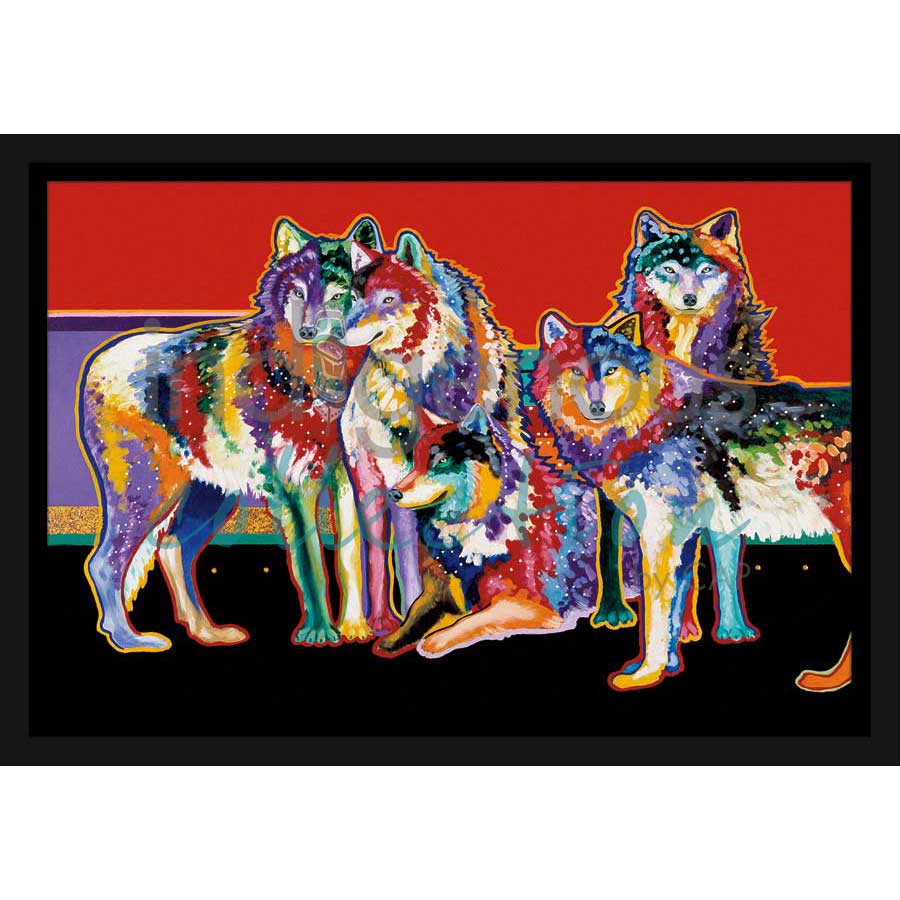 Five of Kind by artist John Balloue - Cherokee. Indigenous Collection