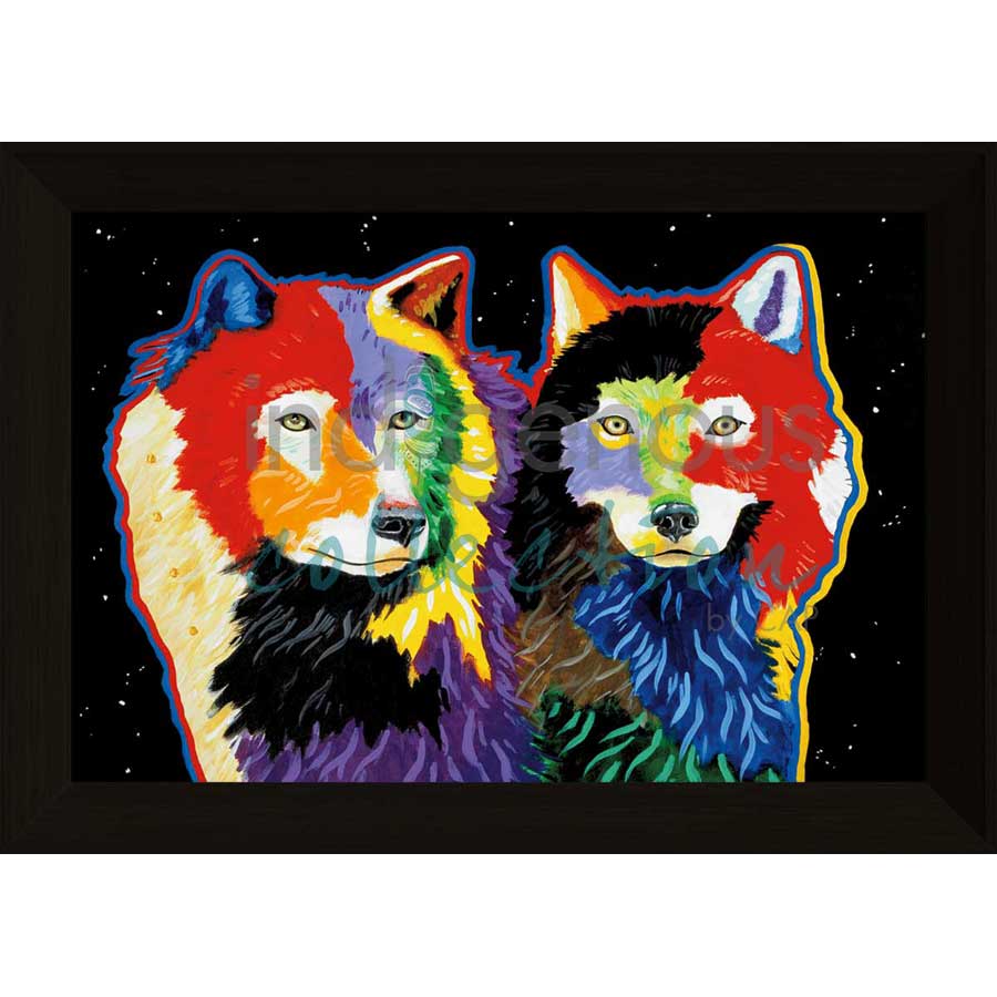 Star Gazers by artist John Balloue - Cherokee. Indigenous Collection