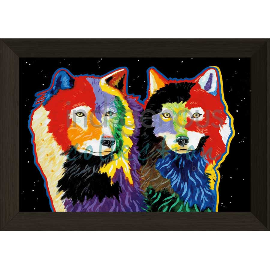 Star Gazers by artist John Balloue - Cherokee. Indigenous Collection