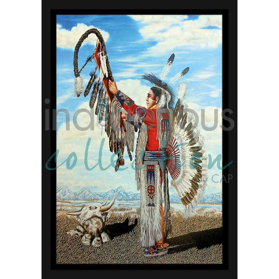 Thanking the Great Spirit by artist John Balloue - Cherokee. Indigenous Collection