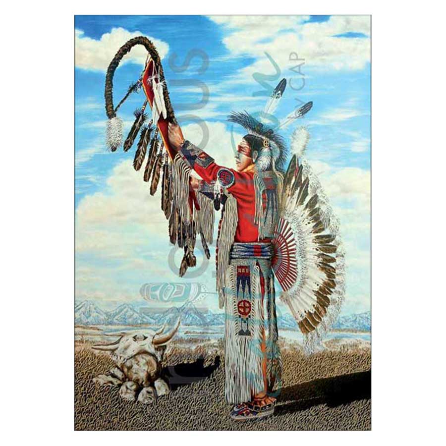Thanking the Great Spirit Canvas Prints