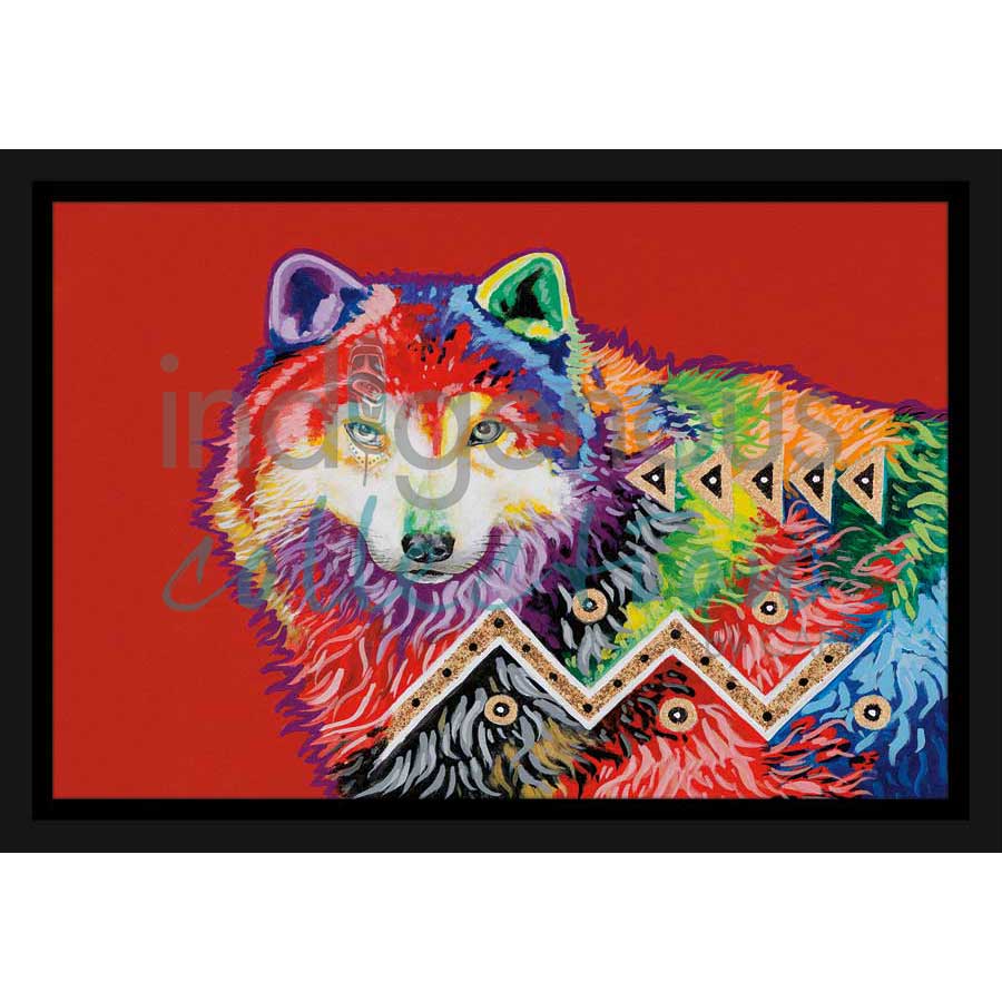 The Eyes Have It by artist John Balloue - Cherokee. Indigenous Collection