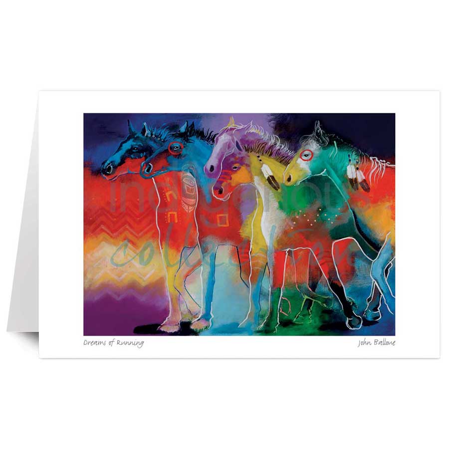 Dreams of Running by artist John Balloue