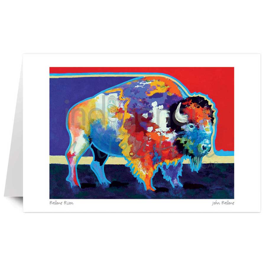 Balloue Bison by artist John Balloue