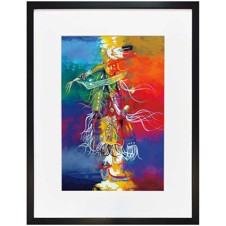 Feel the Spirit by artist John Balloue - Cherokee. Indigenous Collection